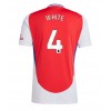 Arsenal Ben White #4 Heimtrikot 2024-25 Kurzarm